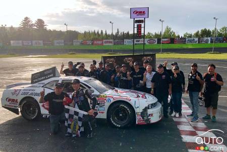 Victory at Chaudiere, NASCAR Pinty's series, 2019